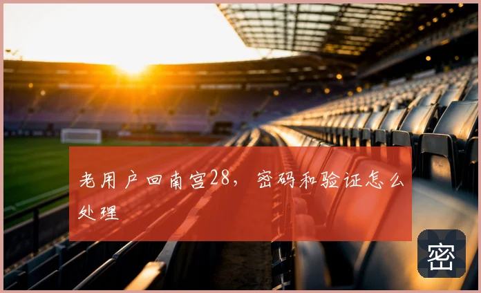 老用户回南宫28，密码和验证怎么处理